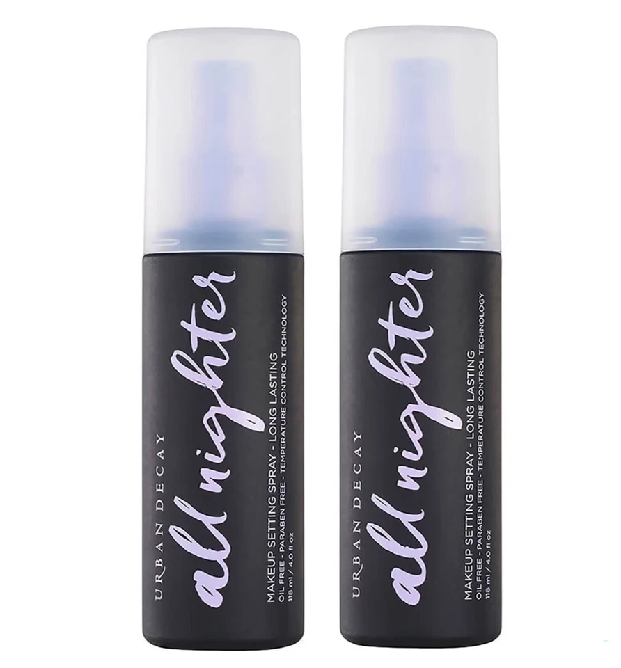 Paquete de 2 spray fijador Urban Decay All Nighter 4 fl. oz./118 ml - larga duración Foto 1 de 4