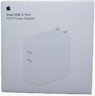 Apple 35W Dual USB-C Power Adapter - Image 1 of 2
