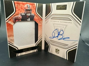 2022 Playbook David Bell Browns Rookies Playbook Jumbo Patch Auto Card #d /99 - Picture 1 of 2
