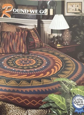 ~ Круглый мы идем чердак Энни крючком афганский узор ~ - Изображение 1 из 2