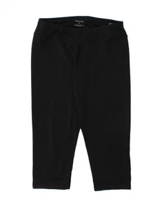 REEBOK Leggings Capri bambina 12-13 anni grande nero poliestere YC04 - Foto 1 di 3