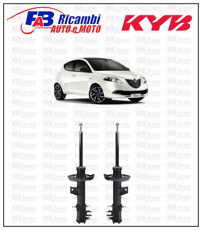 KIT 2 AMMORTIZZATORI ANTERIORI KAYABA FIAT PANDA - LANCIA YPSILON - Immagine 1 di 1