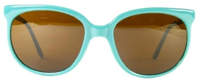 Gafas de sol vintage Vuarnet 002 verde agua ojo de gato PX5000 lentes minerales marrón oscuro Foto 1 de 3