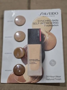Shiseido Synchro Skin Self Refreshing Foundation 24 hour Natural Finish Sample - Picture 1 of 7