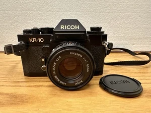 Ricoh KR-10 35mm Camera Keith 50mm 1.7 Lens And Cap. Tested Nice! - Imagen 1 de 11