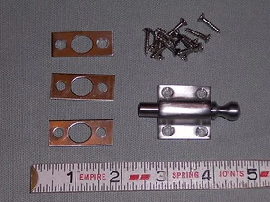 IVES BRUSHED CHROME VENTILATING WINDOW / SASH LOCK 3 POSITION - Picture 1 of 1