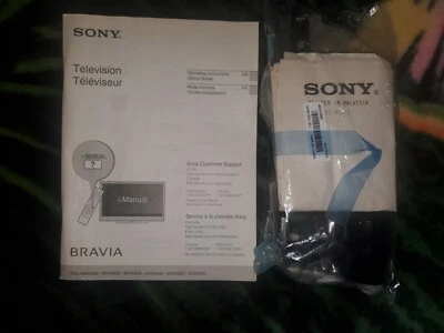 New Sony TV Wall Mount Adapter 453113503 w/Template & Instruction/Owner Manual - Image 1 of 3