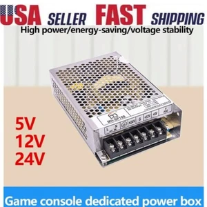 Nuovo alimentatore arcade 5 V 12 V 24 V commutazione uscita regolabile macchina Jamma Stati Uniti - Foto 1 di 6