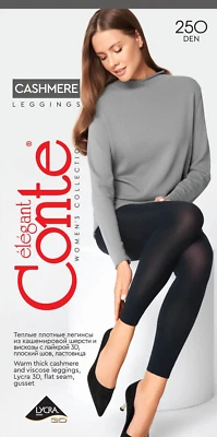 Conte Cashmere 250 Den - Warm Winter Opaque Women's Leggings (15С-1СП) - Image 1 of 4