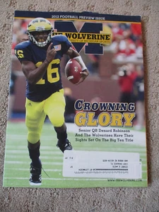 2012 The Wolverine Football Preview Issue University of Michigan Denard Robinson - Bild 1 von 2