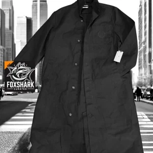 Size Extra Large XL HONOR THE GIFT By Russell Westbrook Black Canvas Trenchcoat - Picture 1 of 5