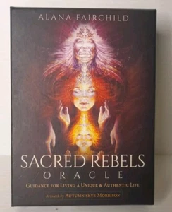 Sacred Rebels Oracle 44 Card Deck Book Guidance for Living a Unique Life Tarot - Foto 1 di 10