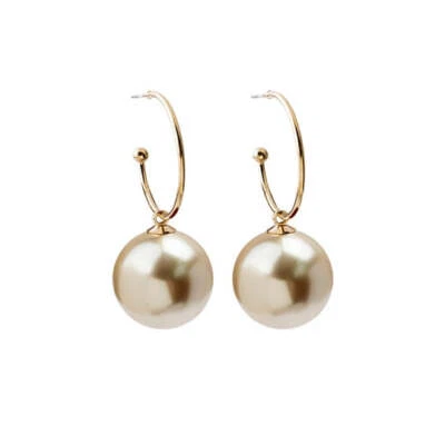 Big Simulated Pearl Drop Earring Collection - Image 1 of 3