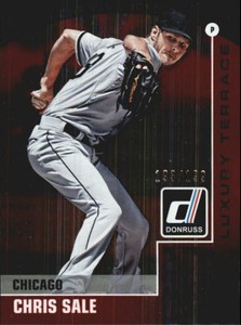 2015 Donruss Preferred Red Chicago White Sox Baseball Card #24 Chris Sale /199