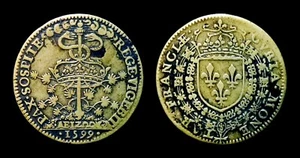 Conseil du Roi Henri IV 1599 - Laiton F81 - Picture 1 of 1