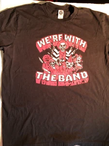 Schwarzes Puppetmasters We're With the Band T-Shirt Lg EUC Baumwolle - Bild 1 von 3