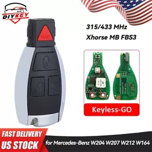 Llave remota inteligente sin llave Xhorse MB FBS3 BGA para Mercedes-Benz W204 W207 W212 - Imagen 1 de 5