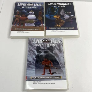 RAVEN TALES cartoon lot 3 Three DVDs animation Aboriginal folklore 2006-2011 - Imagen 1 de 7