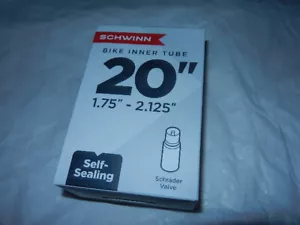 NEW Schwinn 20" Bike Self Sealing Inner Tube Schrader Valve Bicycle 20 inch 1.75 - Picture 1 of 8