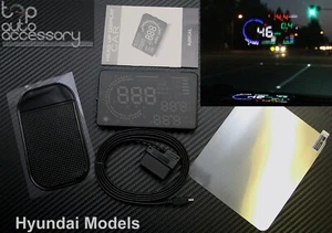 HUD Head Up Display 5.5" OBD II 2 Speed RPM Warning System for all model Hyundai - Picture 1 of 5