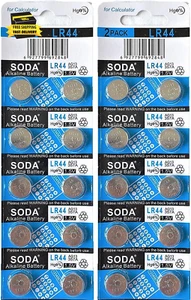 AG13 LR44 L1154 357 A76 Alkaline Button Cell Battery with Retail Blister Pack Ca - Picture 1 of 1