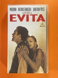Evita, VHS Video Movie Film, 1998 Madonna Antonio Banderas Musical LLoyd Webber - Picture 1 of 3
