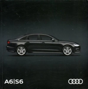 Audi A6 S6 2018 folleto de ventas mercado del Reino Unido - Imagen 1 de 1