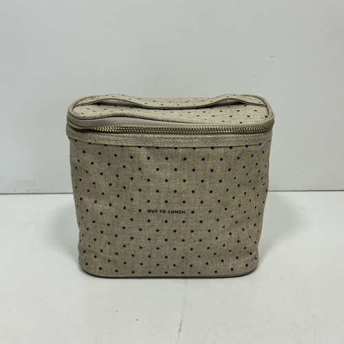 KATE SPADE Borsa Porta Pranzo Fuori Pranzo Farina d'Avena Pois Isolata Zip Top