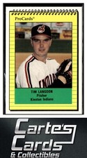 Tim Langdon 1991 ProCards #316  Kinston Indians