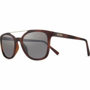 REVO CLAYTON RE 1040 OCCHIALI DA SOLE POLARIZZATI ROTONDI lenti opache corno miele e grafite - Foto 1 di 10