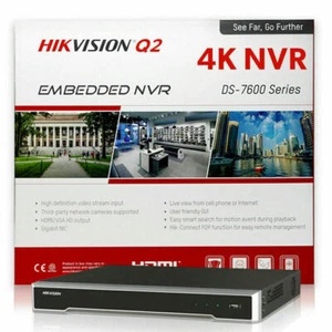 Hikvision DS-7608NI-Q2/8P 8CH PoE NVR 4K H.265 2SATA Netzwerk Videorecorder - Bild 1 von 10