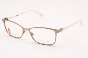 NEW MAX MARA MM 1385 VZH BROWN WHITE AUTHENTIC DESIGNER EYEGLASSES 53-16 - Picture 1 of 4