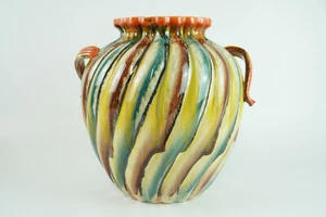 ** sehr große Eckhardt & Engler Vase mit Uranglasur ** - Bild 1 von 12