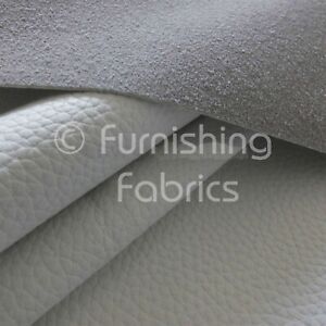 Recycled Eco Genuine Real Leather Hides Cuts Premium Upholstery Fabric - White