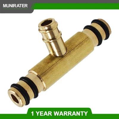 FUEL TEE For KAWASAKI KZ1000 KZ650 Z1R CSR POLICE CARBURETOR CARB - Image 1 of 4