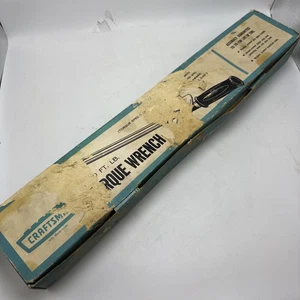 Sears Craftsman 1/2" Antrieb Drehmomentschlüssel 0-150 Fuß Pfund #9-44641 Vintage in Box - Bild 1 von 16