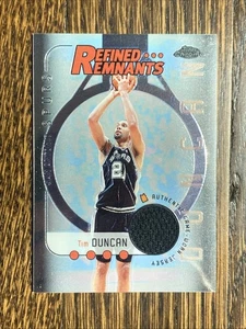 2004 Topps Chrome Tim Duncan Refined Remnants GU Patch /939 #RR-TD - Picture 1 of 7