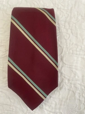 (507) Corbata Para Hombre Nueva con Etiquetas, Polo Ralph Lauren Borgoña Gris Azul Diagonal Foto 1 de 4