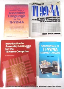 Lote 4 Libros Guías Lenguaje de Montaje para el Hogar TI-99/4A Programación Computadora - Imagen 1 de 6