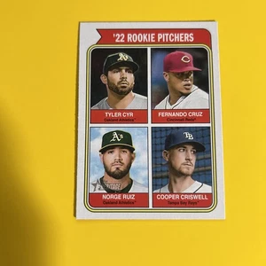 🐶 2023 Topps Heritage Short Print '22 Rookie Pitchers SP # 491 - Picture 1 of 2