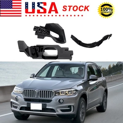 63117395523 Headlight Mounting Kit Left Driver Side For 14-18 BMW X5 F15 X6 F16 - Изображение 1 из 4