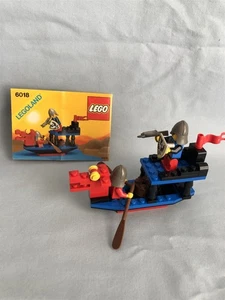 LEGO set 6018 Battle Dragon VINTAGE CASTLE 100% complete w/ Manual Black Falcon - Picture 1 of 7