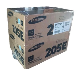 Samsung Black Toner Cartridge MLT-D205E OEM New Sealed NIB Genuine 10k Each Wow! - Bild 1 von 8