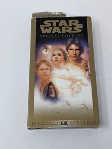 Vintage Star Wars Special Edition VHS 1997 THX Sci-Fi Movie Luke Han Leia - Imagen 1 de 3