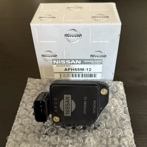 OEM HITACHI Mass Air Flow MAF Sensor for 1996-2004 Nissan Truck AFH55M-12 - Picture 1 of 6