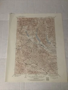 Snoqualmie Pass Quadrangle Washington 1956 USGS Topographical Map Dept Interior - Picture 1 of 8