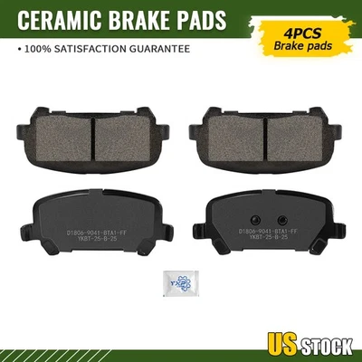 Juego de pastillas de freno traseras de cerámica para Chevy Colorado GMC Canyon 2015 2016 2017-2020 Foto 1 de 4