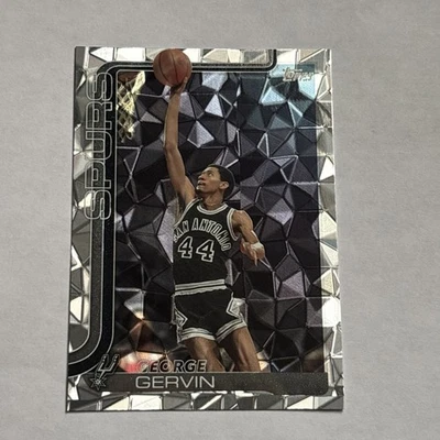 2025-26 Topps Baloncesto George Gervin Diamante Lámina #265 San Antonio Spurs Foto 1 de 2