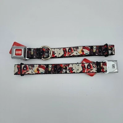 Hebilla Abajo Marvel Deadpool Cinturón de Seguridad de Coche Hebilla Collar de Perro Foto 1 de 2