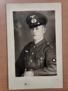 Foto Postkarte Soldat 2.WK photo FQ - Picture 1 of 2